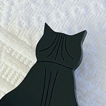 Attitude Cat Glasses Brooch (10 Colors)