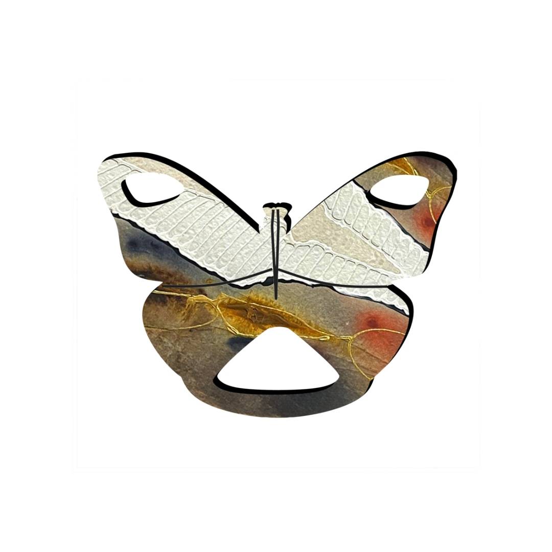 Butterfly Glasses Brooch (7 Colors)