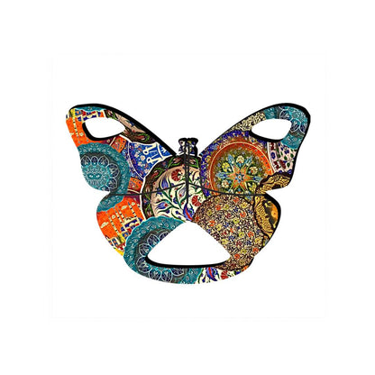 Butterfly Glasses Brooch (7 Colors)