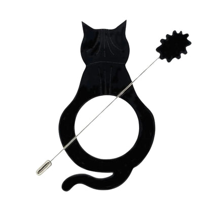 Cat Scarf Pin • Multiple Colours