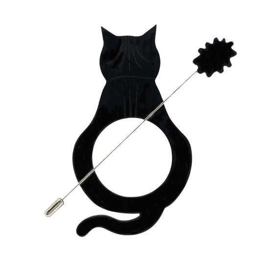 Cat Scarf Pin • Multiple Colours