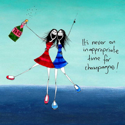 'It's never an inappropriate time for champagne' - Champagne Glass Cooler
