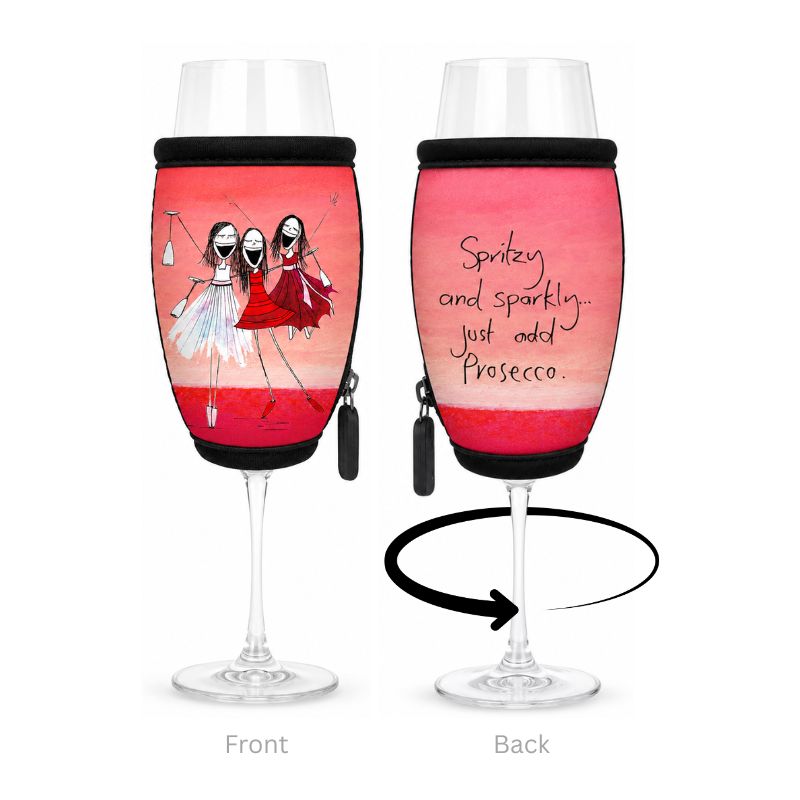 'Spritzy and sparkly, just add Prosecco' - Champagne Glass Cooler