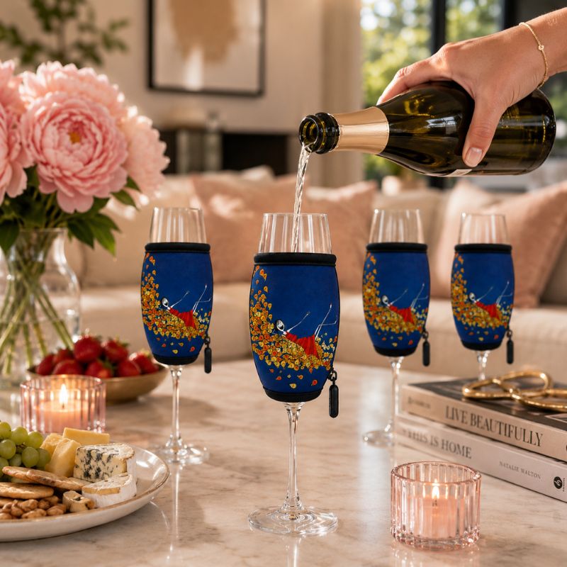 'Take a bow lady, you are magnificent' - Champagne Glass Cooler