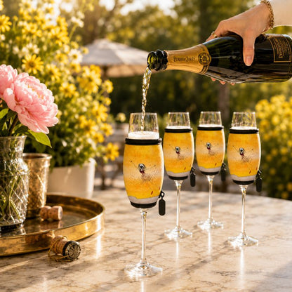 'Be effervescent' - Champagne Glass Cooler