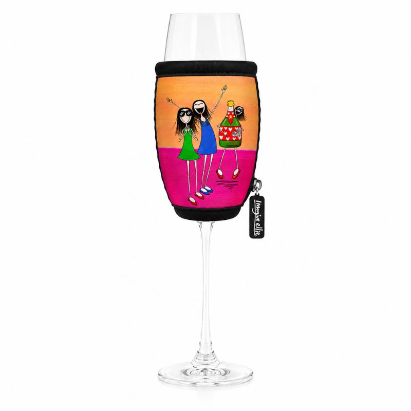 'Here's the champagne, surely we can think of something to celebrate' - Champagne Glass Cooler
