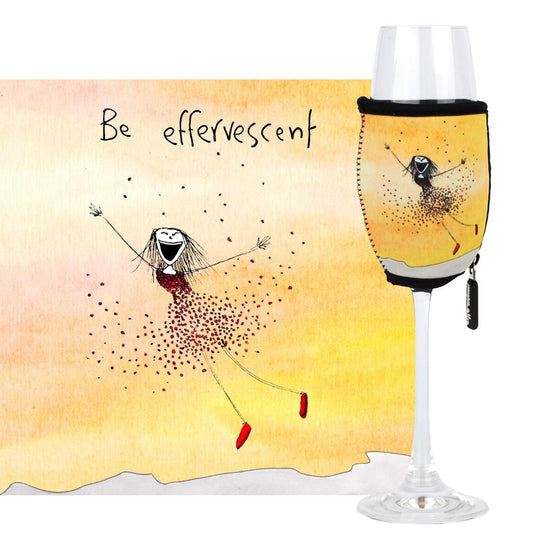 'Be effervescent' - Champagne Glass Cooler