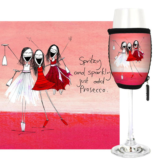 'Spritzy and sparkly, just add Prosecco' - Champagne Glass Cooler