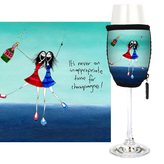 'It's never an inappropriate time for champagne' - Champagne Glass Cooler