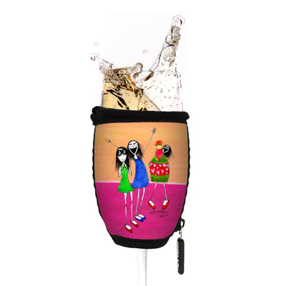 'Here's the champagne, surely we can think of something to celebrate' - Champagne Glass Cooler