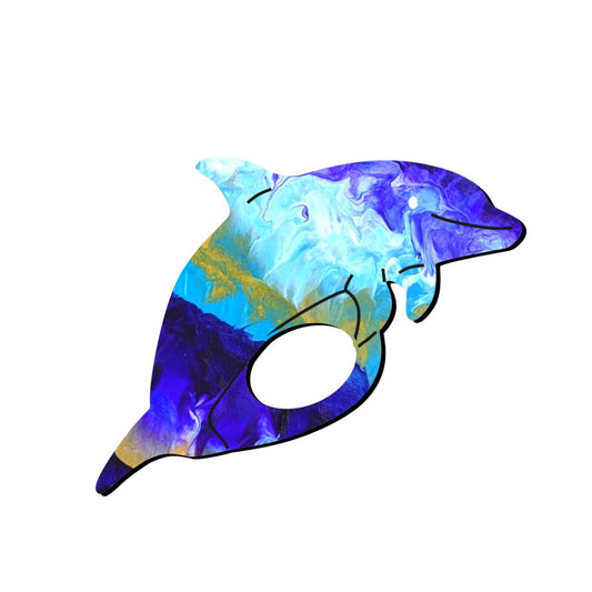 Dolphin Glasses Brooch (7 Colors)