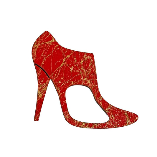High Heel Shoe Glasses Brooch (6 Colors)