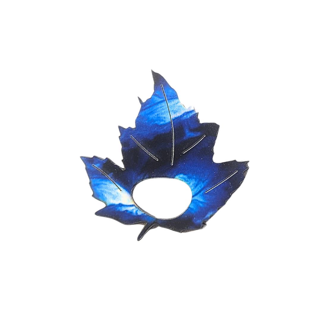 Autumn Leaf Glasses Brooch (7 Colors)