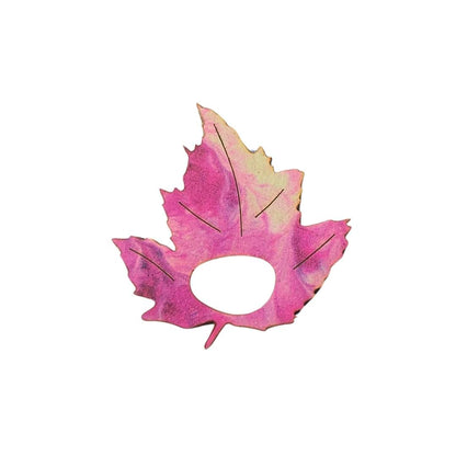 Autumn Leaf Glasses Brooch (7 Colors)