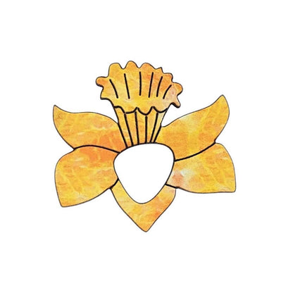 Daffodil Glasses Brooch