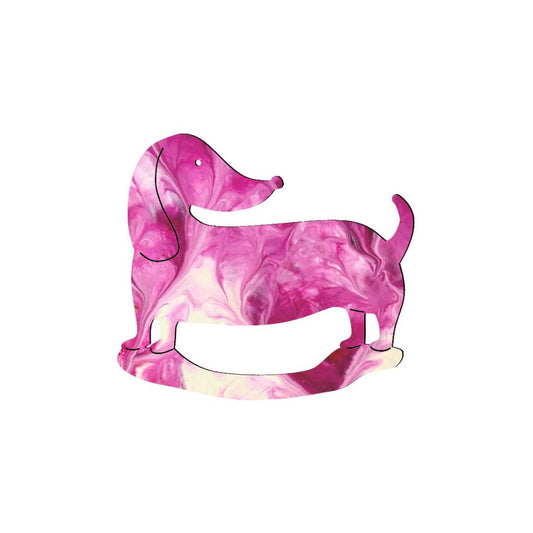 Dashie Dog Glasses Brooch (7 Colors)