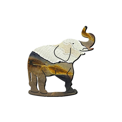 Elephant Glasses Brooch (7 Colors)