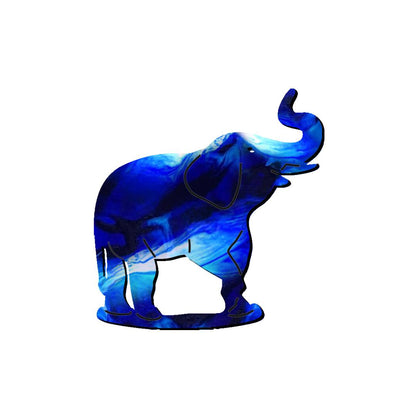 Elephant Glasses Brooch (7 Colors)