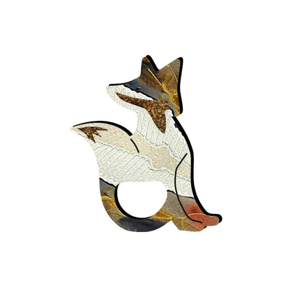 Fox Glasses Brooch (7 Colors)