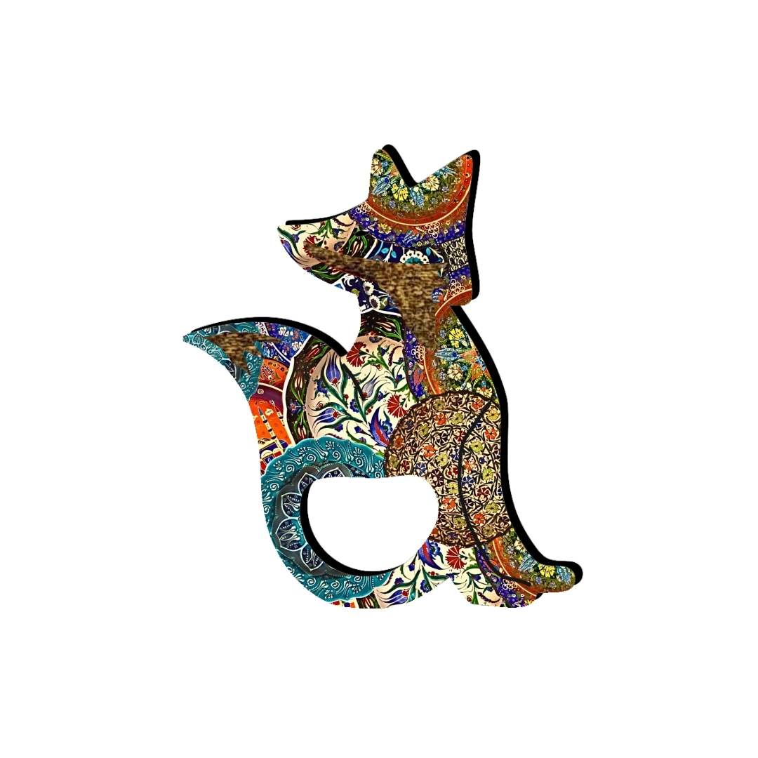 Fox Glasses Brooch (7 Colors)