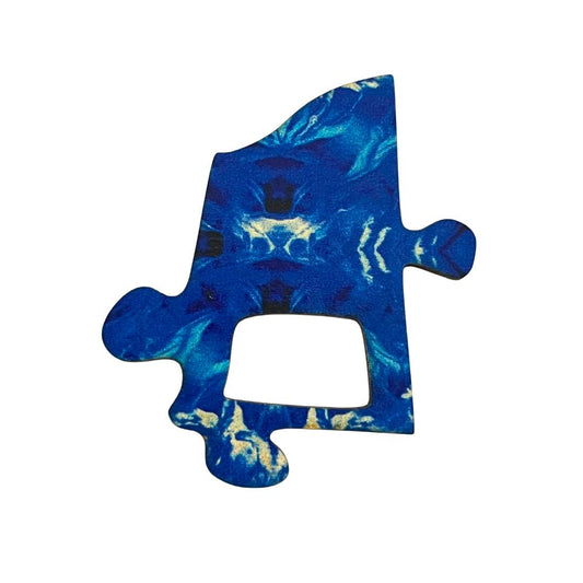 Puzzle Piece Glasses Brooch (4 Colors)