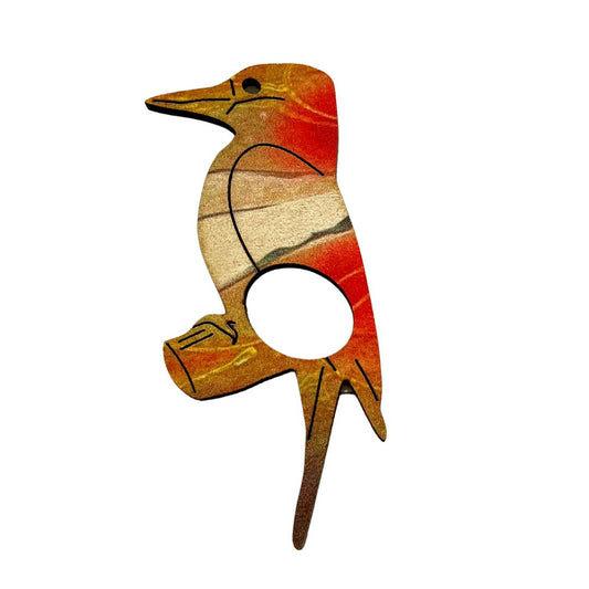 Kookaburra Glasses Brooch (3 Colors)