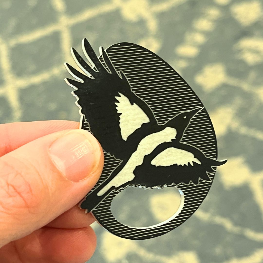 Magpie Glasses Brooch (3 Shapes)
