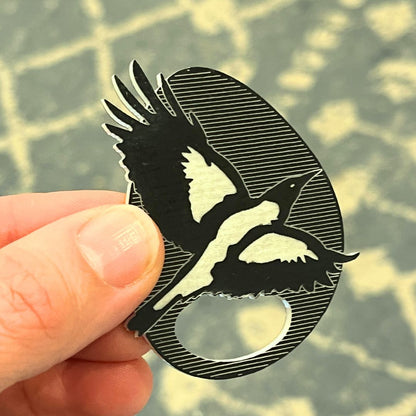 Magpie Glasses Brooch (3 Shapes)