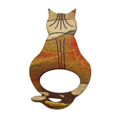Attitude Cat Glasses Brooch (10 Colors)