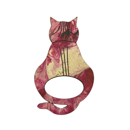 Attitude Cat Glasses Brooch (10 Colors)