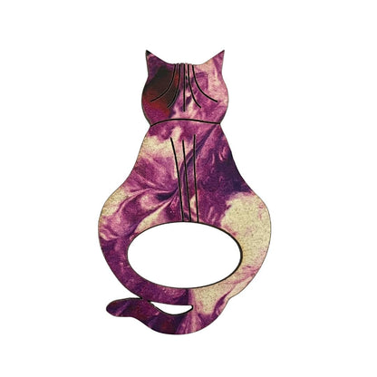 Attitude Cat Glasses Brooch (10 Colors)