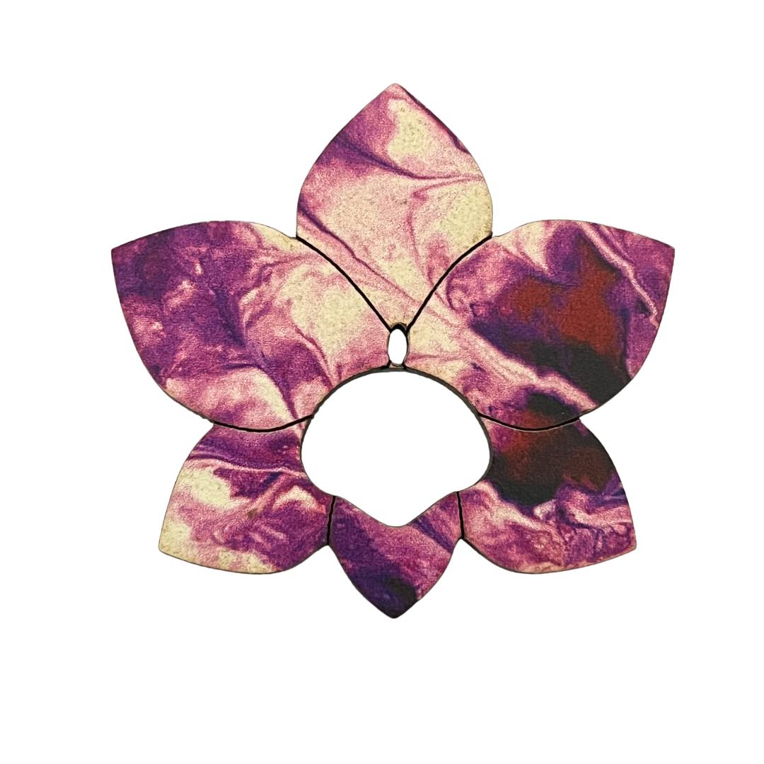 Orchid Glasses Brooch (8 Colors)