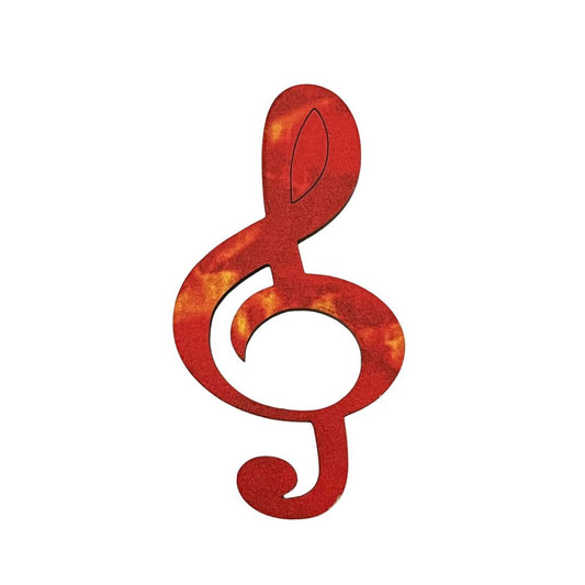 Treble Clef Glasses Brooch (9 Colors)