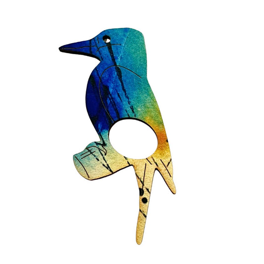 Kookaburra Glasses Brooch (3 Colors)