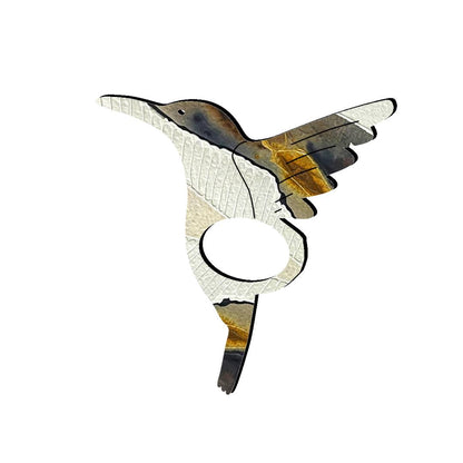 Hummingbird Glasses Brooch (7 Colors)