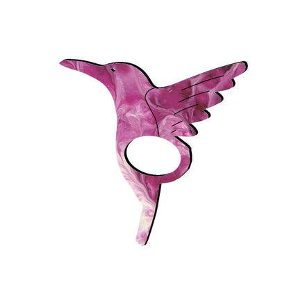 Hummingbird Glasses Brooch (7 Colors)