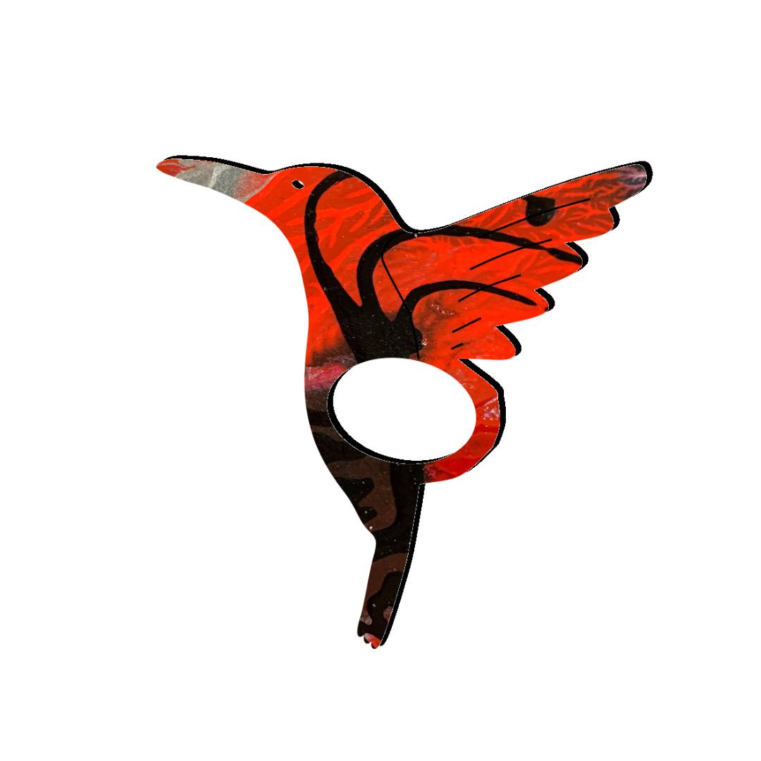 Hummingbird Glasses Brooch (7 Colors)