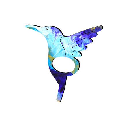 Hummingbird Glasses Brooch (7 Colors)