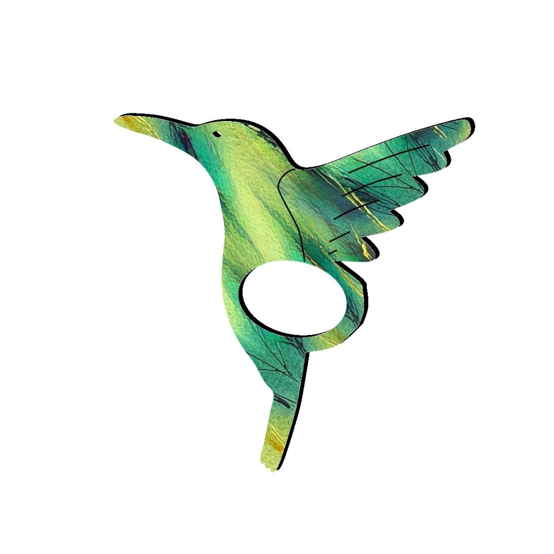 Hummingbird Glasses Brooch (7 Colors)