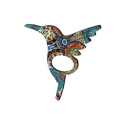 Hummingbird Glasses Brooch (7 Colors)