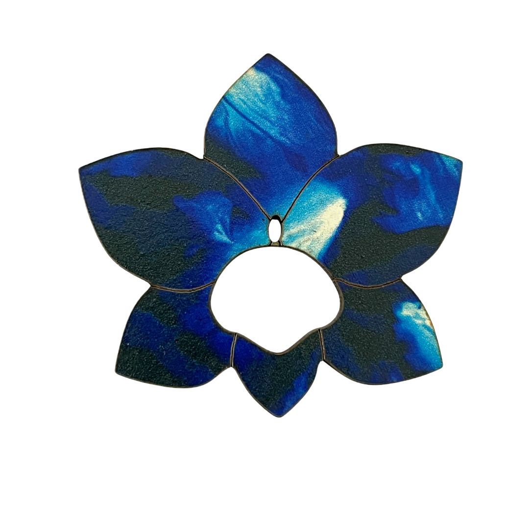 Orchid Glasses Brooch (8 Colors)