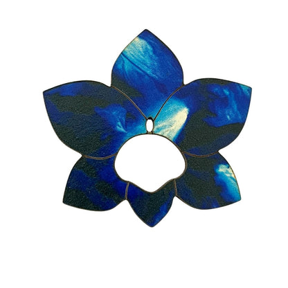 Orchid Glasses Brooch (8 Colors)