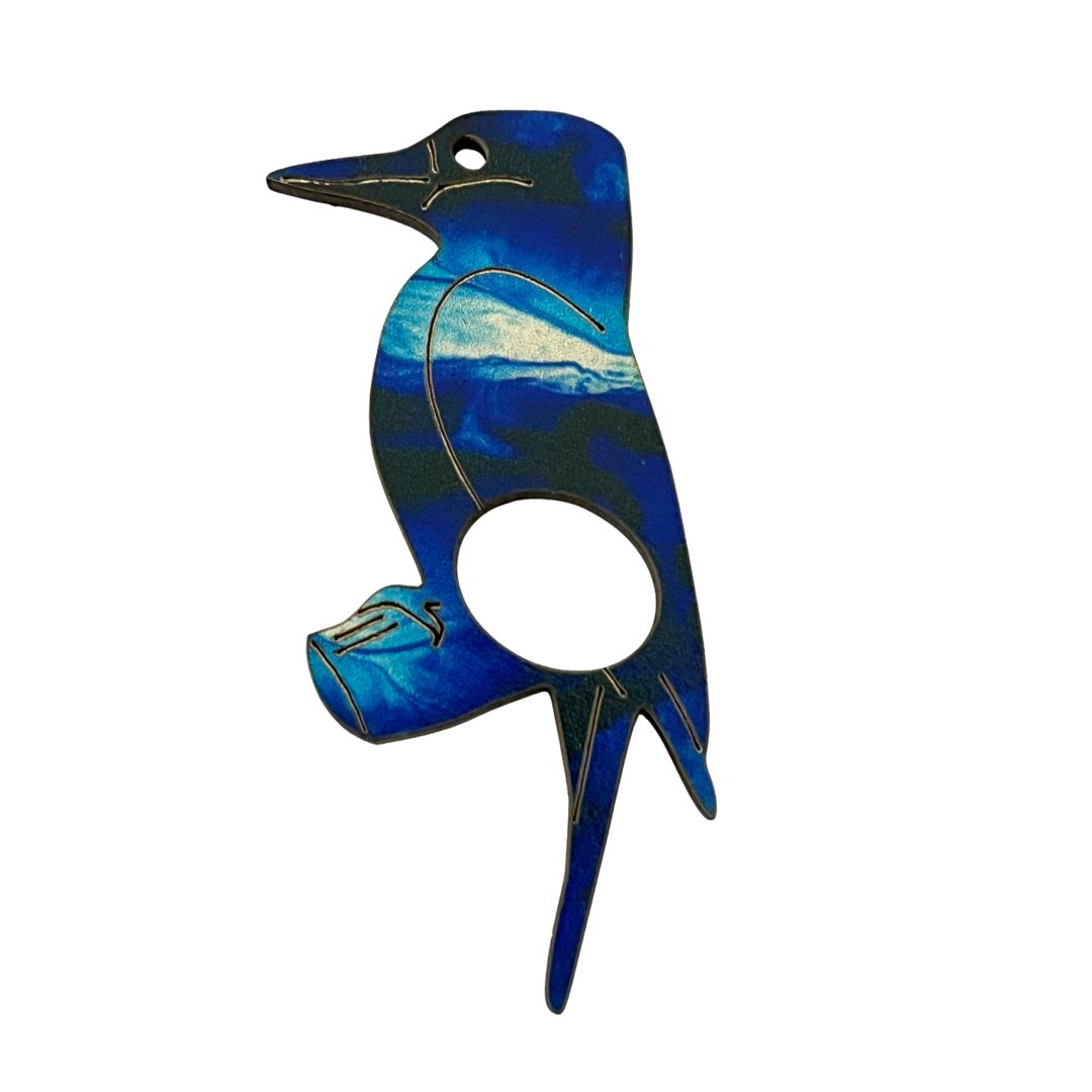 Kookaburra Glasses Brooch (3 Colors)