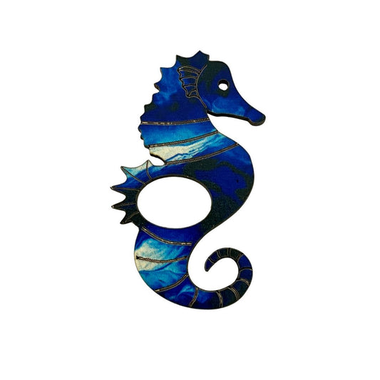 Seahorse Glasses Brooch (8 Colors)