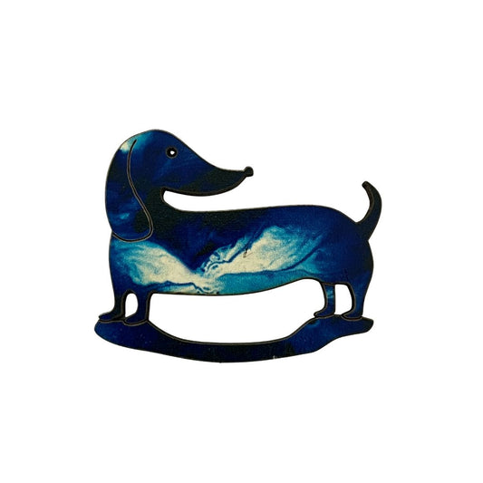 Dashie Dog Glasses Brooch (8 Colors)