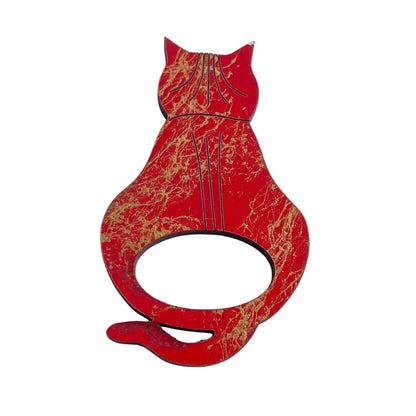 Attitude Cat Glasses Brooch (10 Colors)