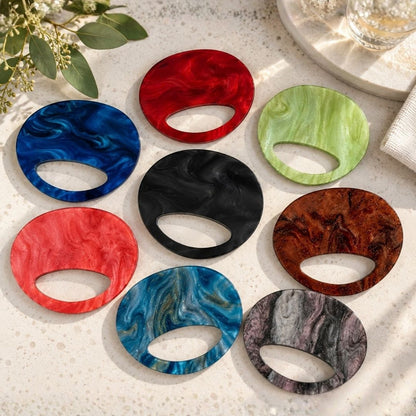 Pebble Glasses Brooch • Multiple Colours