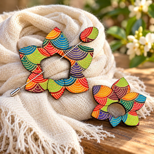 Orchid 2 Pack • Glasses Brooch & Scarf Pin