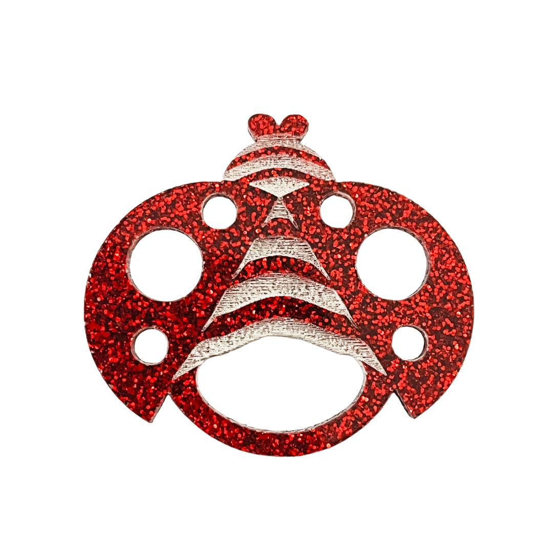 Ladybird Glasses Brooch