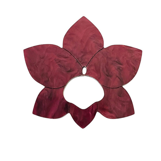 Orchid Glasses Brooch (8 Colors)